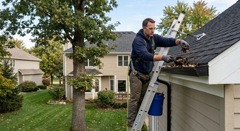Rain Gutter Clearing in Frederick, MD